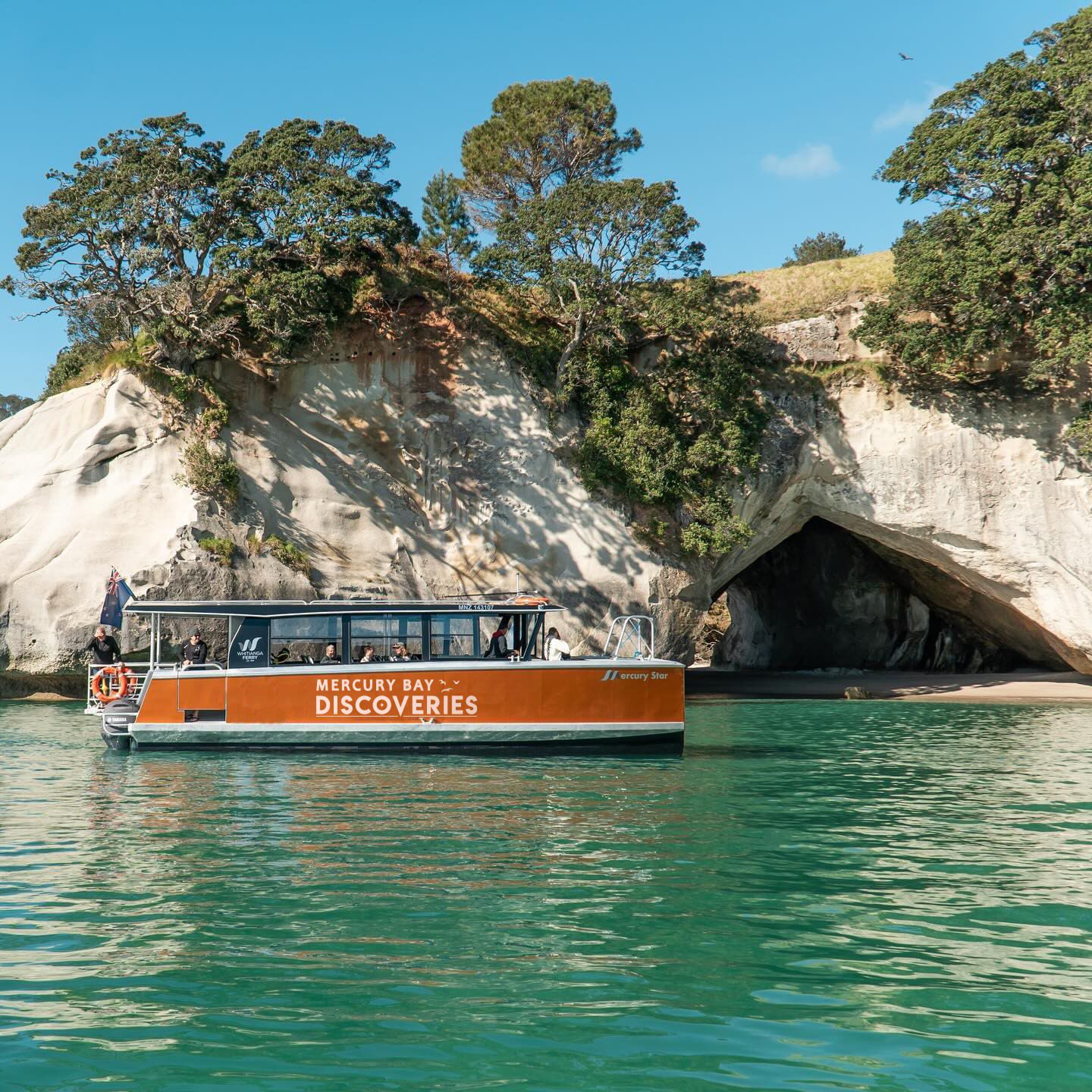 Mercury Bay Discoveries Scenic Boat Tours Cathedral Cove