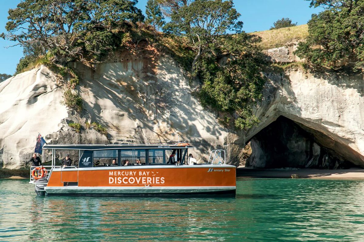 Mercury Bay Discoveries Scenic Boat Tours Cathedral Cove